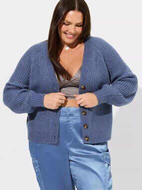 TORRID Cardigan Button Front Sweater Size 4